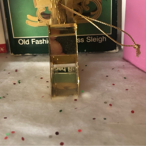 Hallmark & American Greetings Christmas Ornaments Brass Sleigh Snowman Birds - Picture 6 of 11